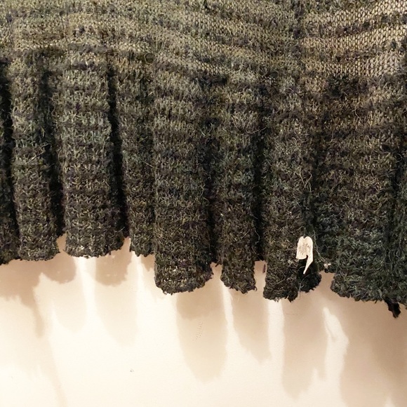 Free People Striped Green “smile like you”Duster - Picture 7 of 8